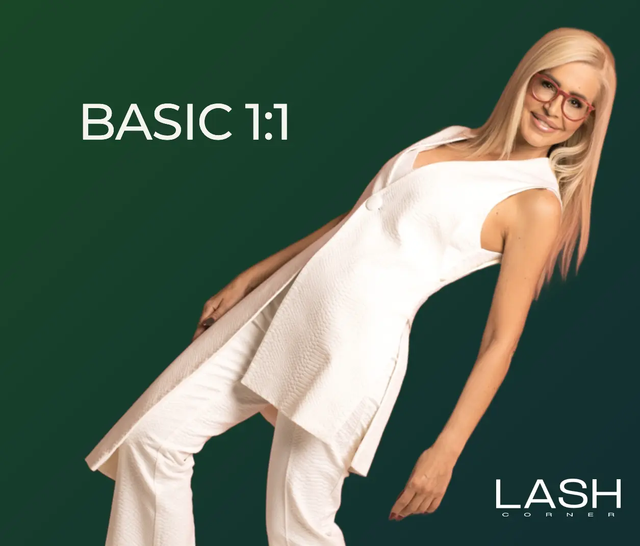 BASIC 1:1 – premium edukacija nadogradnje trepavica